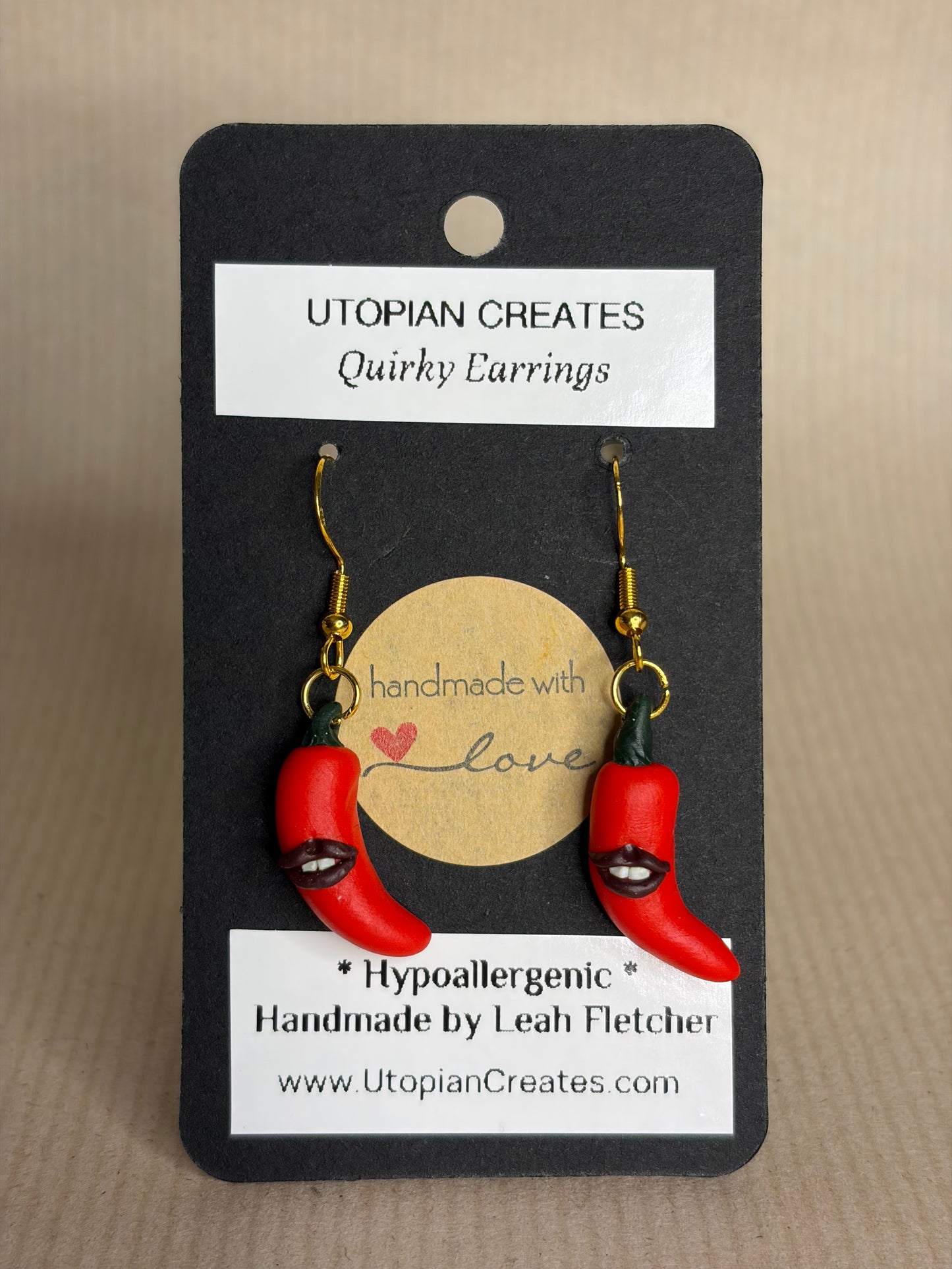 Cheeky Chilli Earrings