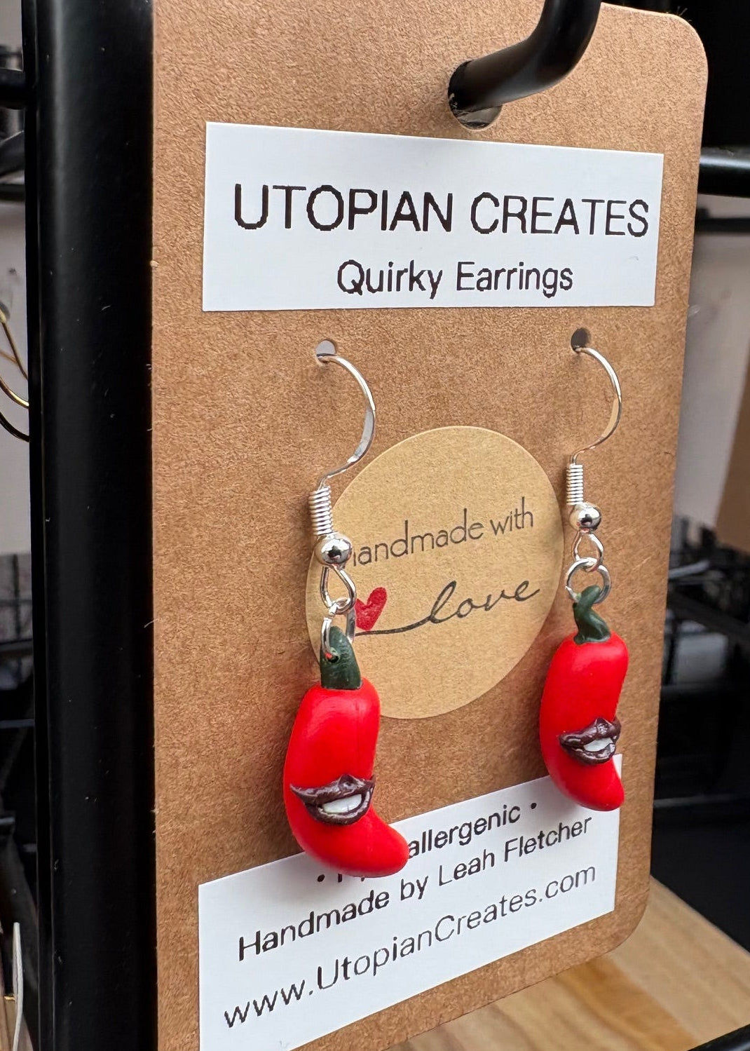 Cheeky Chilli Earrings