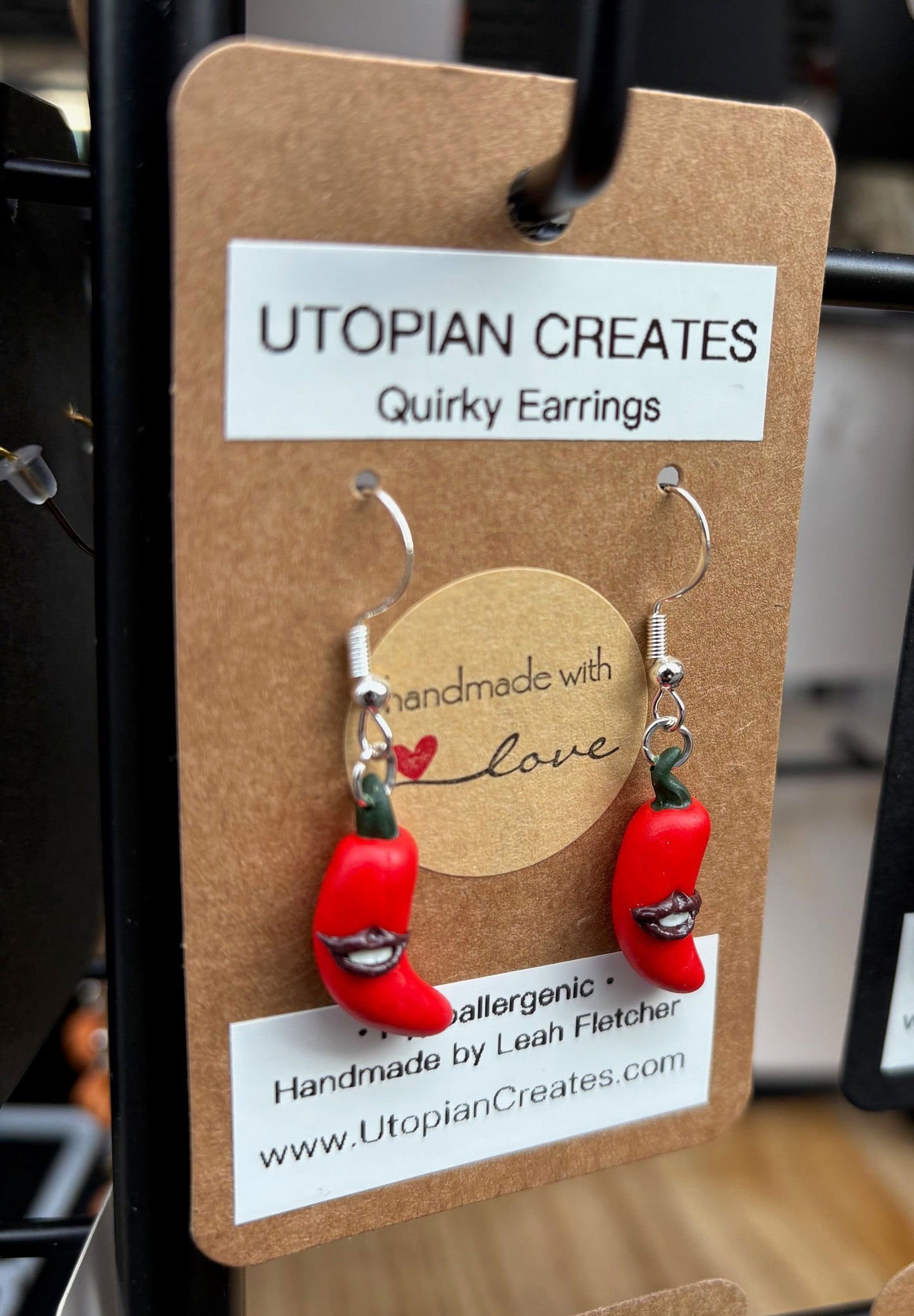 Cheeky Chilli Earrings